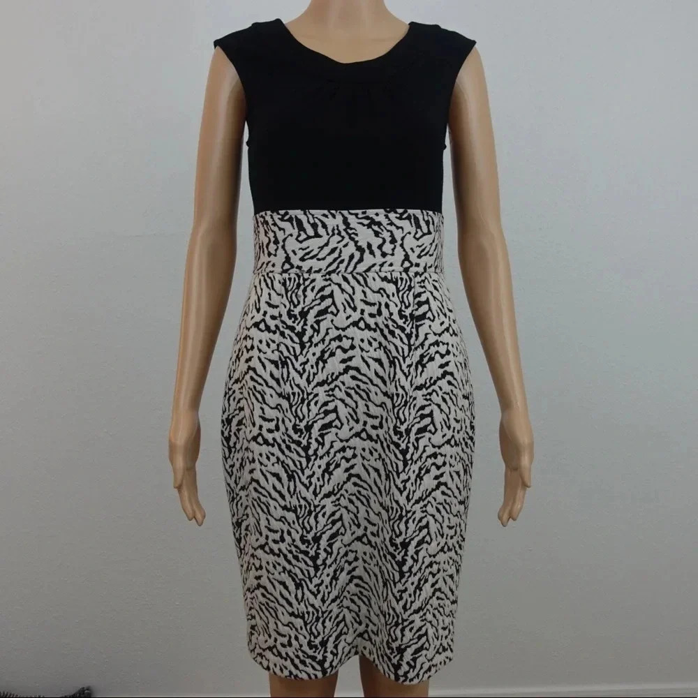 CALVIN KLEIN color block dress